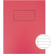 Exercise Book A4 Lined with Margin - Red Discount