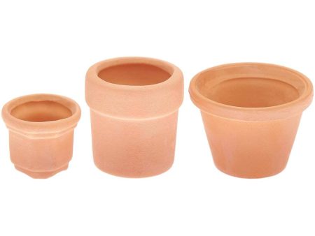 Rico Miniature Flower Pots, 3 pcs For Discount