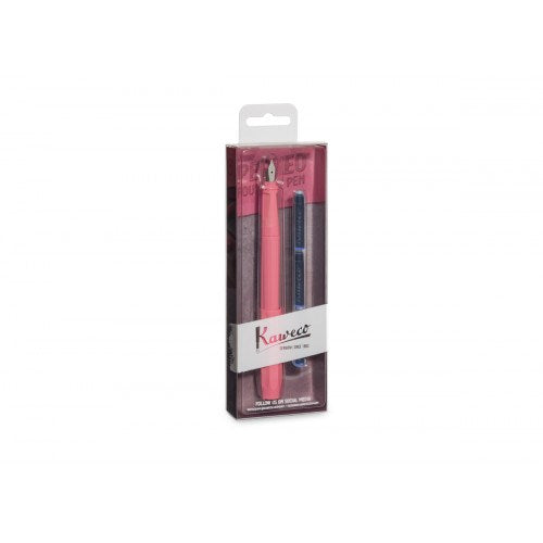 KAWECO PERKEO FOUNTAIN PEN PACK - PEONY BLOSSOM - M For Discount