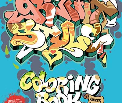 Graffiti Style Colouring Book Discount