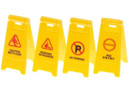 Rico Miniature Warning Signs, 4 pcs Supply