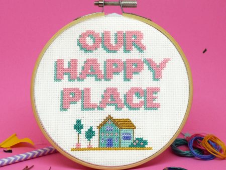 Our Happy Place Cross Stitch Kit Online