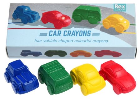 Road Trip Car Crayons (Set of 4) Online