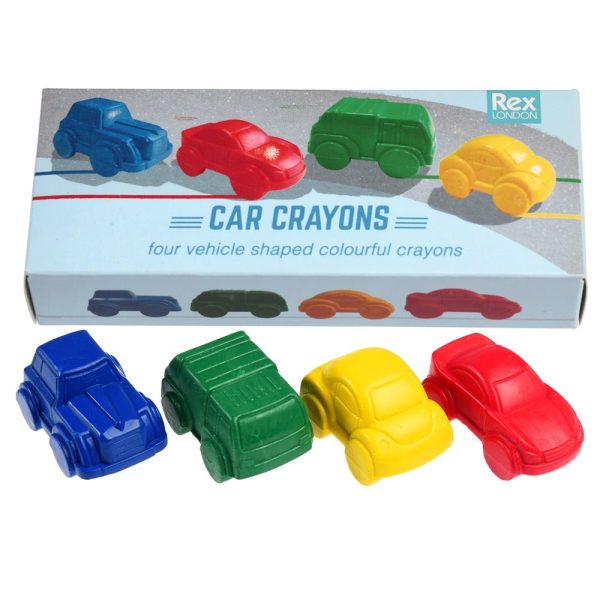 Road Trip Car Crayons (Set of 4) Online