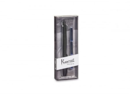 KAWECO PERKEO FOUNTAIN PEN PACK - ALL BLACK - F For Discount