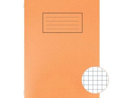 Exercise Book A4 Squared - Orange Cheap