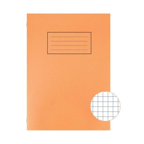 Exercise Book A4 Squared - Orange Cheap