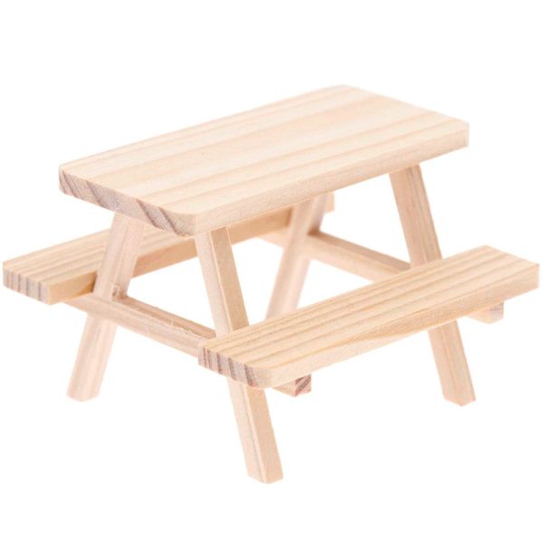 Rico Miniature Table With Benches, 8 x 6 x 7,5 cm Online