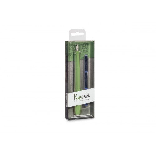 KAWECO PERKEO FOUNTAIN PEN PACK - JUNGLE GREEN - F Supply