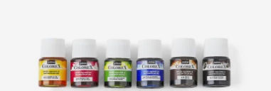 Pebeo Colorex Watercolour Ink Essentials Set x 6 Online