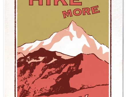 Hike More Worry Less card Sale