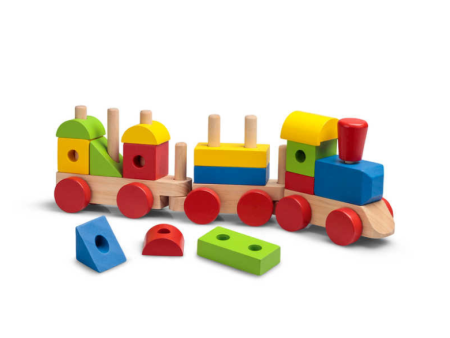 Wooden Stack & Sounds Train For Cheap