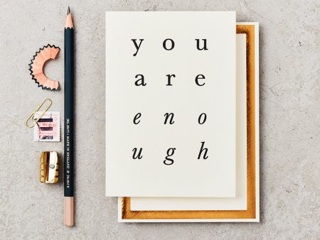 You Are Enough Card For Cheap