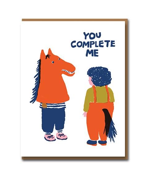 You Complete Me Card For Cheap