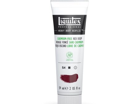 Liquitex Heavy Body 59ml Cadmium-Free Red Deep Cheap