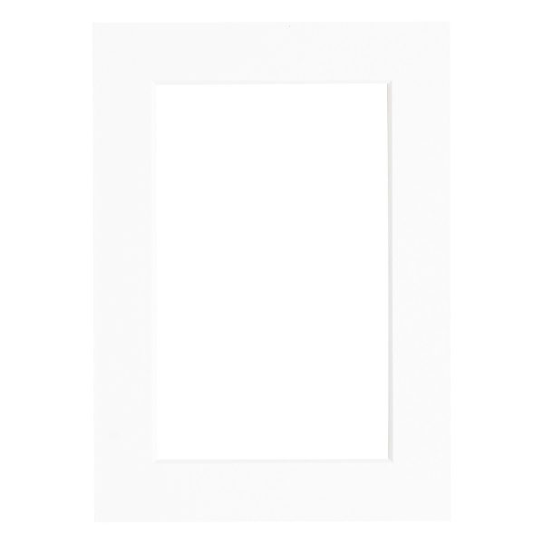 Mount to Fit - 6 x 8  Frame - White For Discount