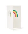 Rainbow Die Cut Greeting Card Online Sale