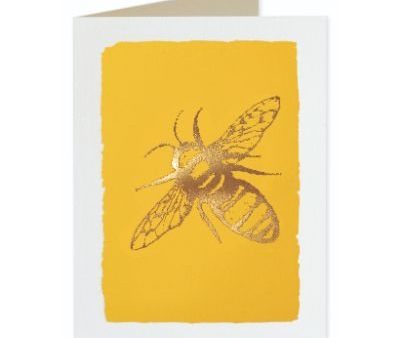 Gold Bee on Yellow Card Online Sale