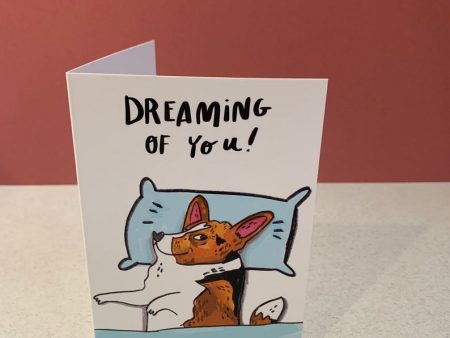 Dreaming Of You Corgi Card Sale