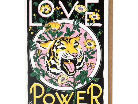 Love Is Power Card For Cheap