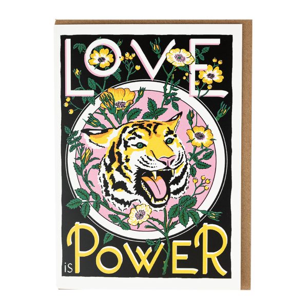 Love Is Power Card For Cheap