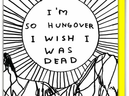 David Shrigley - Hungover Card Online Hot Sale