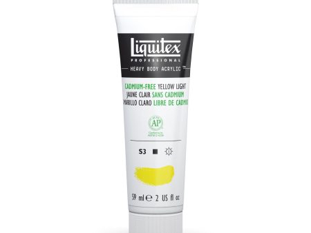 Liquitex Heavy Body 59ml Cadmium-Free Yellow Light Online now