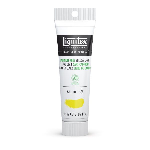 Liquitex Heavy Body 59ml Cadmium-Free Yellow Light Online now