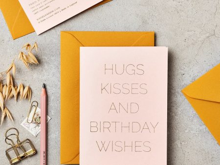 Hugs Kisses and Birthday Wishes Online