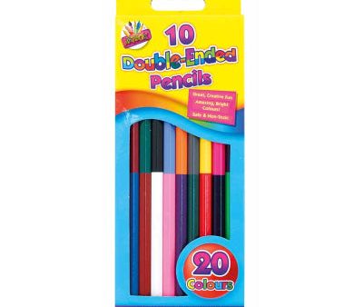 10 Double Ended Coloured Pencils Online