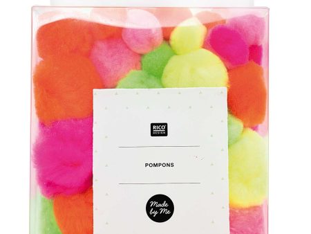 Rico Acrylic Pompons Neon Online Sale