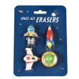 Set Of 4 Space Age Erasers on Sale