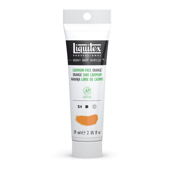 Liquitex Heavy Body 59ml Cadmium-Free Orange Fashion