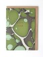 Marble Green Good Luck Card on Sale