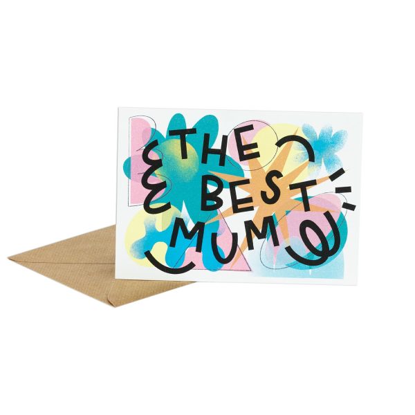 FA X CD Greetings Card - The Best Mum Sale