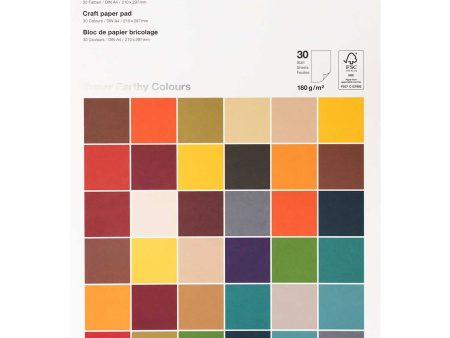 Paper Pad 180G - Super Earthy Colours Discount