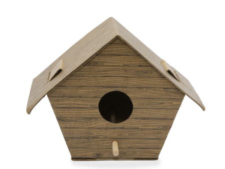 DIY Bird House Log Cabin For Cheap