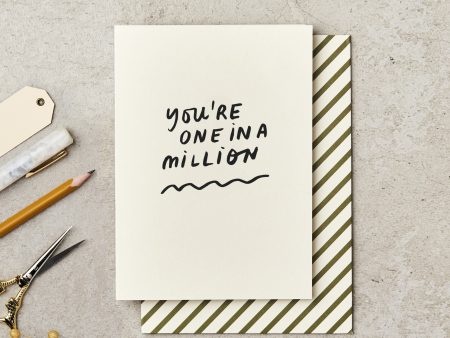 You re One in a Million Card Fashion