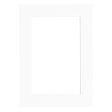 Mount to Fit - 7 x 5  Frame - White For Discount