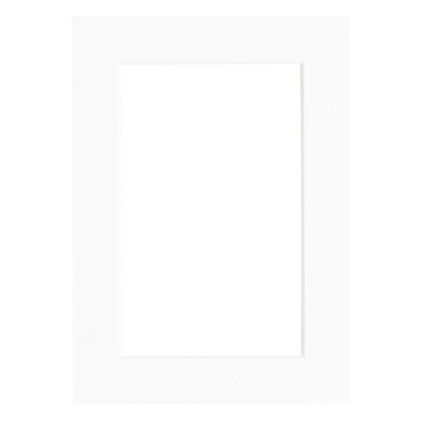 Mount to Fit - 7 x 5  Frame - White For Discount