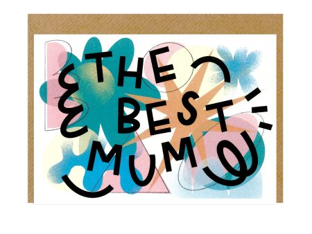 FA X CD Greetings Card - The Best Mum Sale