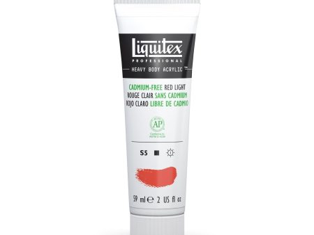 Liquitex Heavy Body 59ml Cadmium-Free Red Light Supply