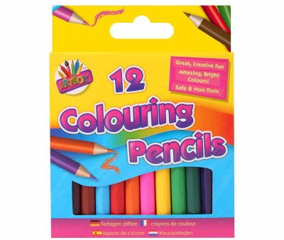 12 Half Sized Colouring Pencils Online now