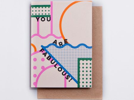 Your Are Fabulous - Algebra Card For Cheap