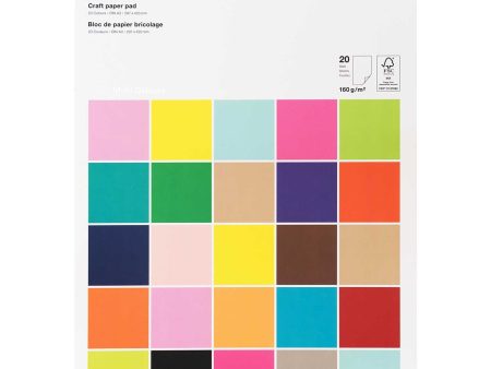 Paper Pad A3 160G - Super Multi Colours - Online Hot Sale