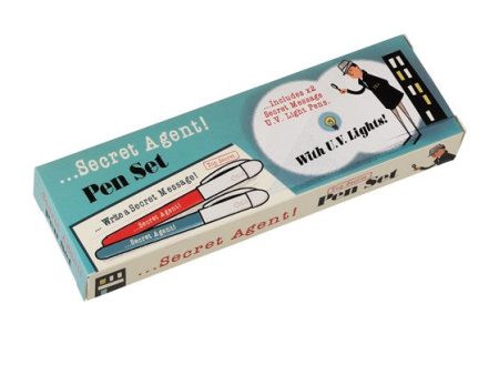 Set Of 2 Secret Agent Spy Pens Online now